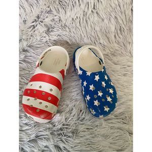 Crocs Classic American Flag Stars and Stripes